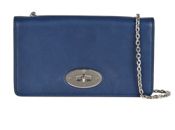 Bayswater Wallet On Chain, Leather, Blue, LB/MIC, DB/B, 2*